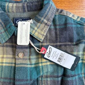 Grayers Men’s Jaspee Flannel Shirt - NWT - Medium - in Pineapple Slice